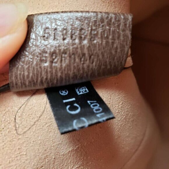 GUCCI Ophidia Brown Canvas Shoulder Bag 735-070624 - Picture 14 of 15